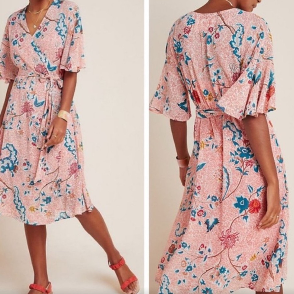 Anthropologie Maeve Adelaide Wrap dress NWT XS